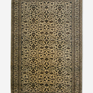 Vintage Turkish Hand-Knotted Wool Rug No. 458, 4'11" x 7'3"