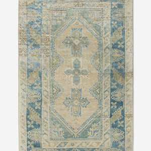 Vintage Turkish Hand-Knotted Wool Rug No. 459, 4'4" x 6'7"