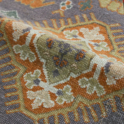 Vintage Turkish Hand-Knotted Wool Rug No. 461, 3'4" x 4'7"