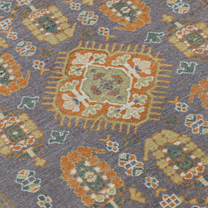 Vintage Turkish Hand-Knotted Wool Rug No. 461, 3'4" x 4'7"