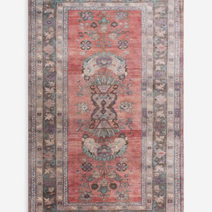 Vintage Turkish Hand-Knotted Wool Rug No. 585, 5'9" x 10'6"