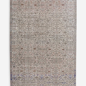 Vintage Turkish Hand-Knotted Wool Rug No. 586, 7'7" x 10'9"
