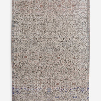 Vintage Turkish Hand-Knotted Wool Rug No. 586, 7'7" x 10'9"