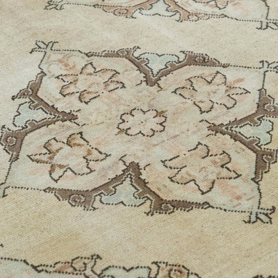 Vintage Turkish Hand-Knotted Wool Rug No. 588, 6'7" x 9'4"