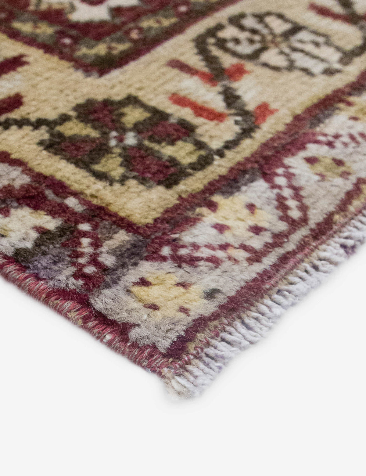 Vintage Turkish Hand-Knotted Wool Rug No. 590, 2'5" x 4'4"