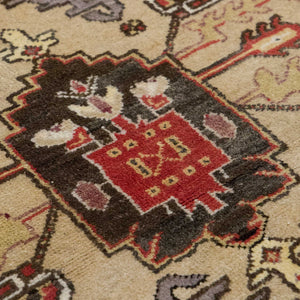 Vintage Turkish Hand-Knotted Wool Rug No. 590, 2'5" x 4'4"