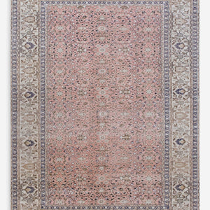 Vintage Turkish Hand-Knotted Wool Rug No. 591, 4'8" x 6'10"