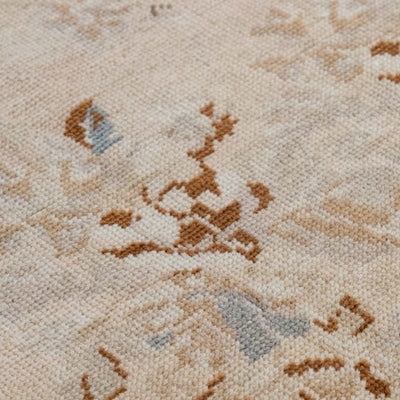 Vintage Turkish Hand-Knotted Wool Rug No. 593, 4'4" x 7'11"