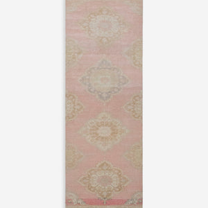 Vintage Turkish Hand-Knotted Wool Runner Rug No. 320, 2'7" x 10'11"