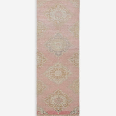Vintage Turkish Hand-Knotted Wool Runner Rug No. 320, 2'7" x 10'11"