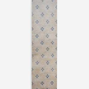 Vintage Turkish Hand-Knotted Wool Runner Rug No. 321, 2'4" x 10'4"