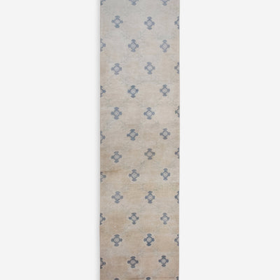 Vintage Turkish Hand-Knotted Wool Runner Rug No. 321, 2'4" x 10'4"