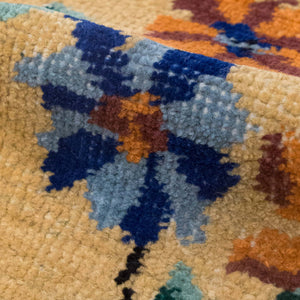 Vintage Turkish Hand-Knotted Wool Rug No. 597, 3'3" x 6'5"