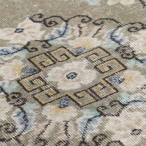 Vintage Turkish Hand-Knotted Wool Rug No. 598, 4'2" x 7'3"