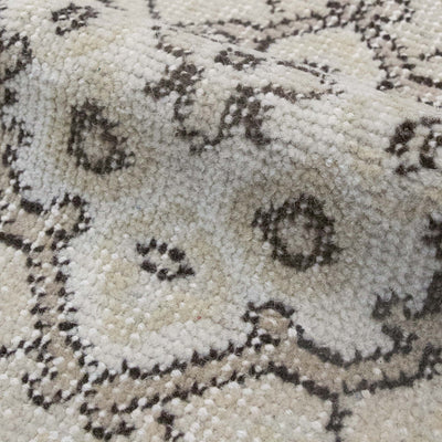 Vintage Turkish Hand-Knotted Wool Rug No. 599, 3'11" x 7'2"