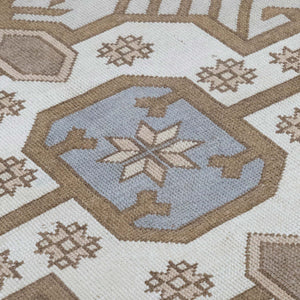 Vintage Turkish Hand-Knotted Wool Rug No. 600, 7'12" x 12'3"