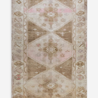 Vintage Turkish Hand-Knotted Wool Rug No. 601, 4'5" x 7'8"