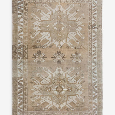 Vintage Turkish Hand-Knotted Wool Rug No. 603, 6'1" x 9'9"