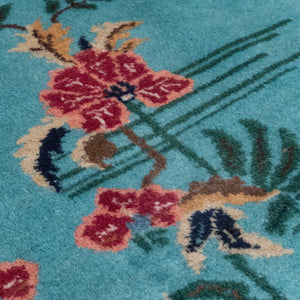 Vintage Turkish Hand-Knotted Wool Rug No. 604, 6'10" x 10'2"