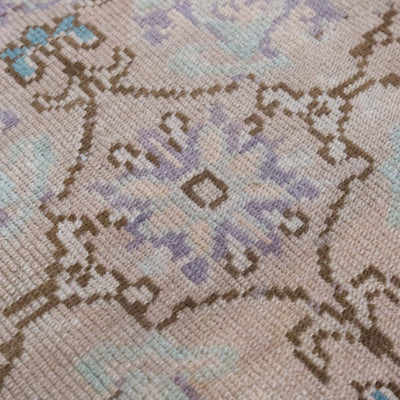 Vintage Turkish Hand-Knotted Wool Mini Rug No. 313, 1'11" x 3'2"