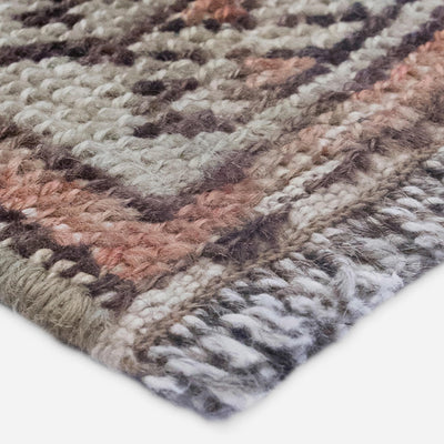 Vintage Turkish Hand-Knotted Wool Mini Rug No. 314, 1'11" x 3'7"