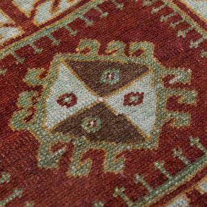 Vintage Turkish Hand-Knotted Wool Mini Rug No. 315, 1'9" x 2'7"
