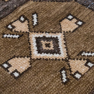 Vintage Turkish Hand-Knotted Wool Mini Rug No. 319, 1'6" x 3'3"