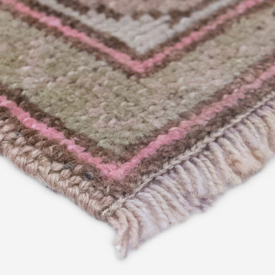 Vintage Turkish Hand-Knotted Wool Mini Rug No. 320, 1'9" x 3'1"