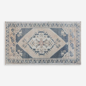 Vintage Turkish Hand-Knotted Wool Mini Rug No. 321, 1'8" x 3'3"