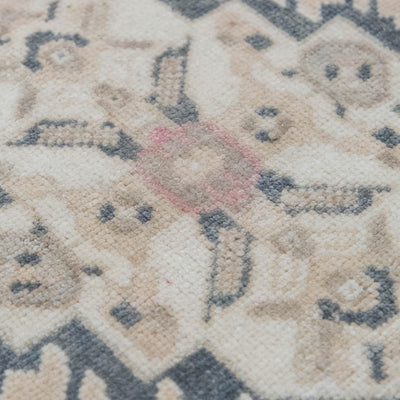 Vintage Turkish Hand-Knotted Wool Mini Rug No. 322, 1'8" x 3'2"