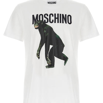 Moschino Logo Embroidery T-shirt