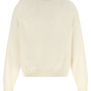 Alberta Ferretti Embroidered Flower Sweater