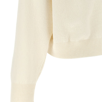 Alberta Ferretti Embroidered Flower Sweater
