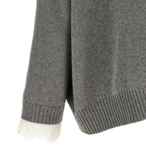 Alberta Ferretti Central Stitching Sweater