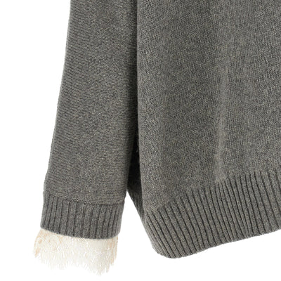 Alberta Ferretti Central Stitching Sweater