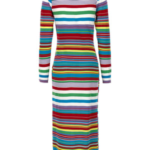 Mo5Ch1No Jeans Striped Cardigan