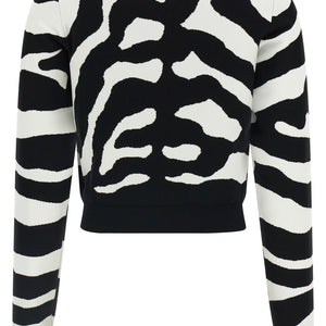 Moschino Zebra Intarsia Sweater