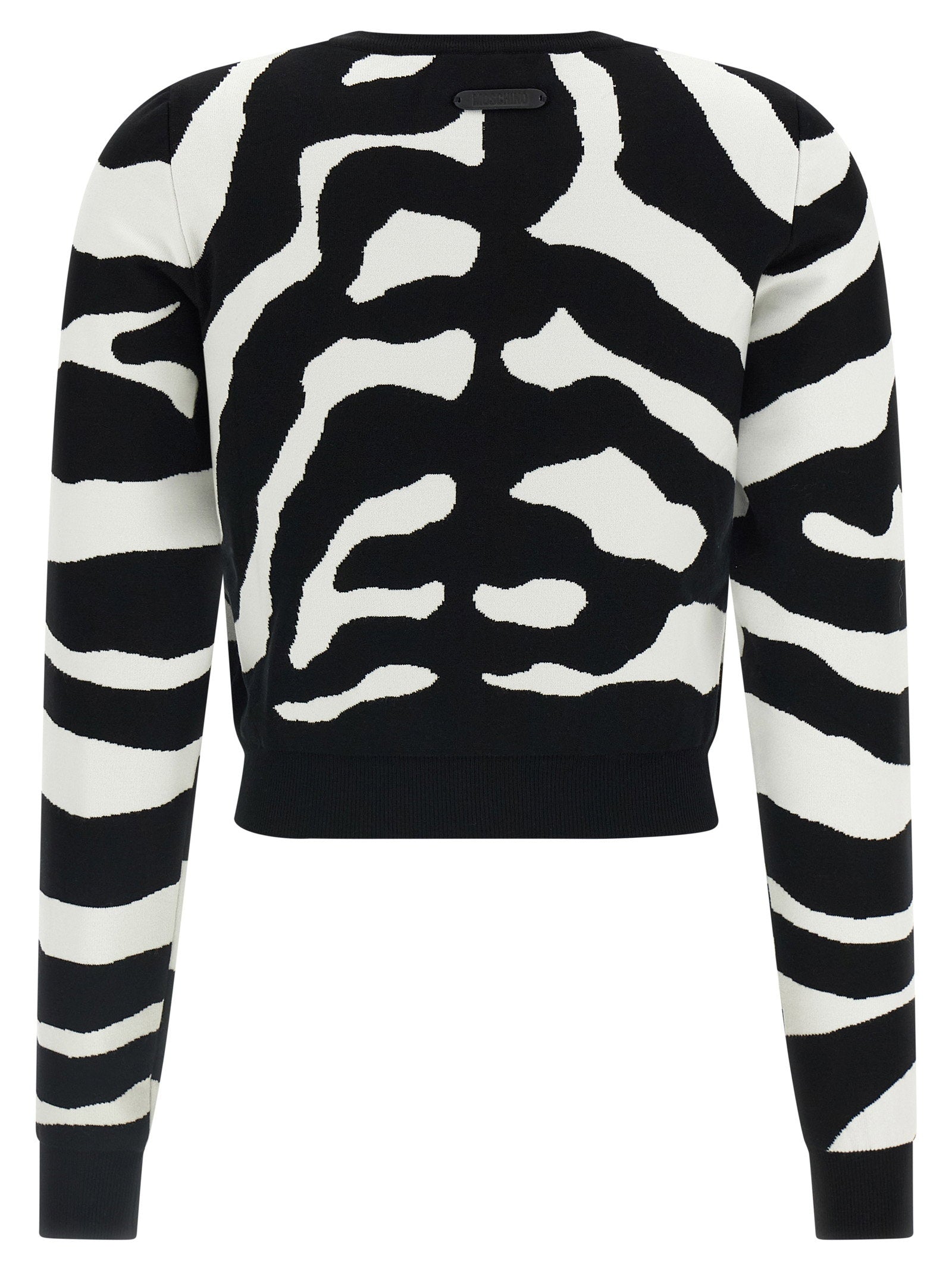 Moschino Zebra Intarsia Sweater