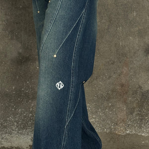Waves Panelled-Aqua Marine