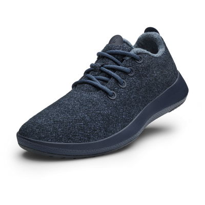 Men's Wool Runner Mizzles - Savanna Night (Navy Sole)