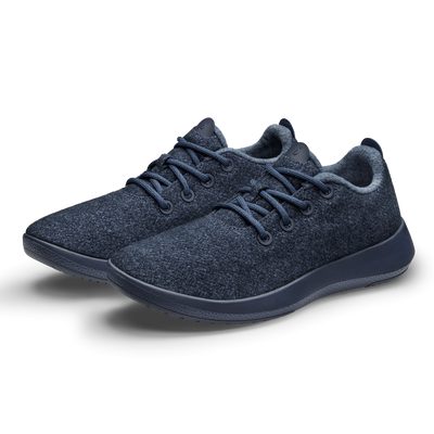 Men's Wool Runner Mizzles - Savanna Night (Navy Sole)