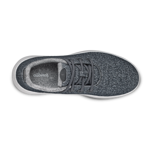 Women's Wool Runner Mizzles - Dark Grey (Light Grey Sole)