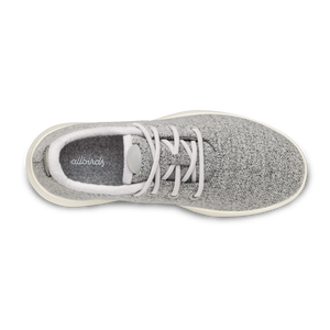 Men's Wool Runner Mizzles - Light Grey (Natural White Sole)
