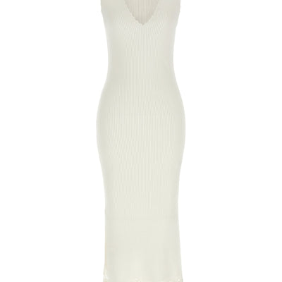 Ganni Cotton Crochet Dress