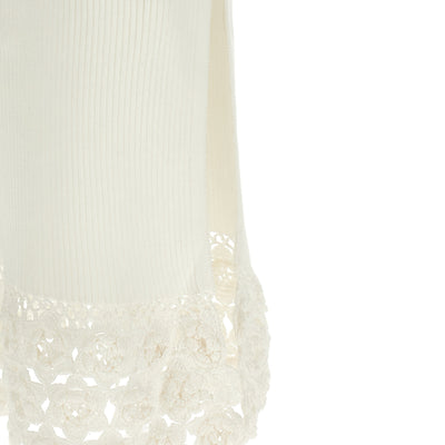 Ganni Cotton Crochet Dress