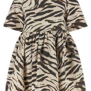 Ganni Zebra Denim Dress