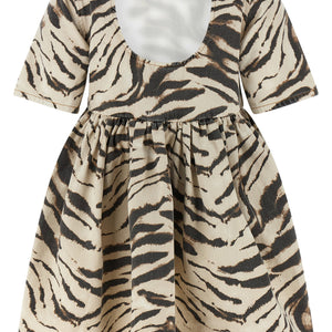 Ganni Zebra Denim Dress