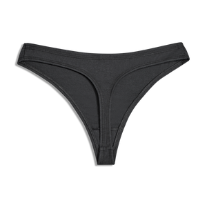 Women's Anytime Thong - Natural Black