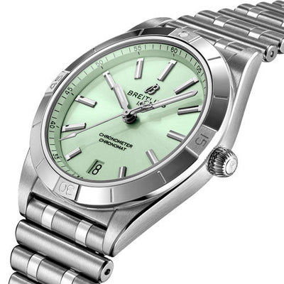 Breitling Chronomat Automatic Green Dial Men 36mm