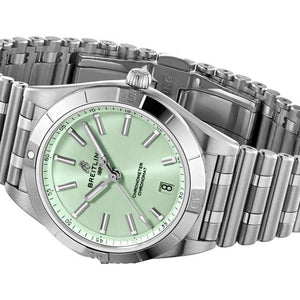 Breitling Chronomat Automatic Green Dial Men 36mm